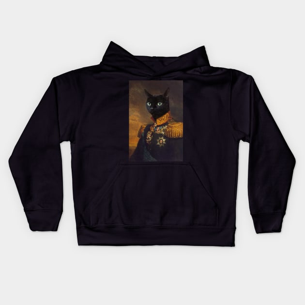 A Distinguished General Kids Hoodie by nicedrak